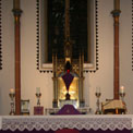 Altar in der Passionszeit