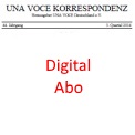 UNA VOCE Korrespondenz Digital-Abo